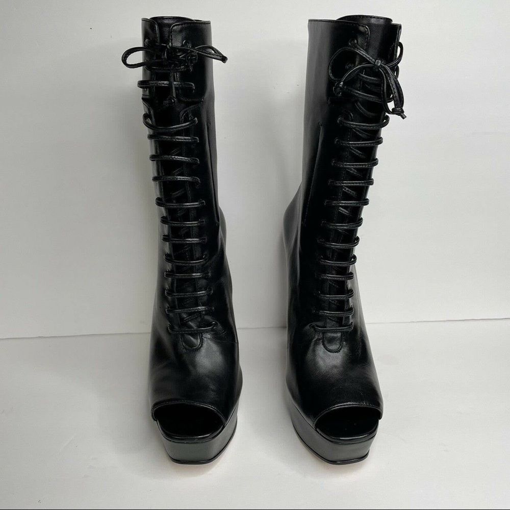 Schutz Tamara Platform Peep Toe Boots 🔥🔥🔥🔥